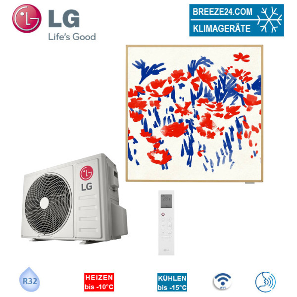 LG Artcool Gallery Photo Set A12GA2.NSE + A12GA2.U18 | für 1 Raum mit 35 - 40 m² | WiFi | 3.5 kW
