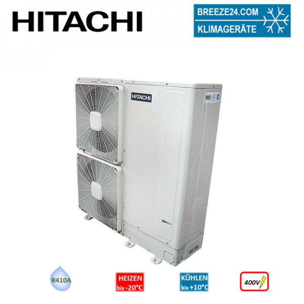 Hitachi Yutaki M RASM-4NE Monoblock Wärmepumpe zum Heizen / Kühlen / Brauchwasserbereitung 400 Volt