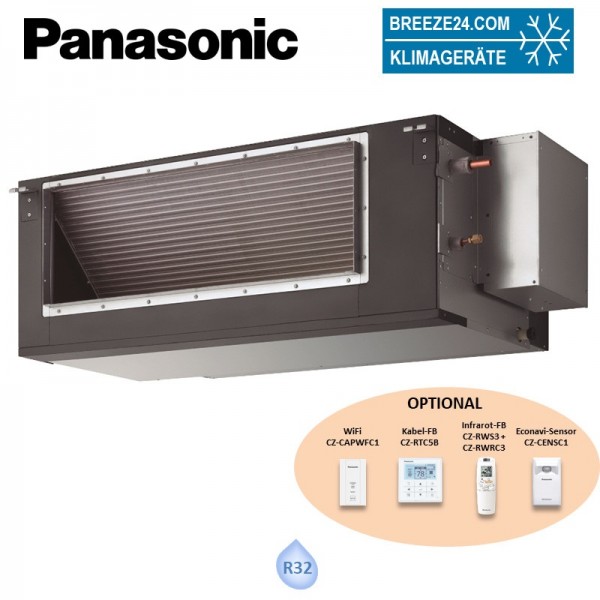 Panasonic Kanalgerät 19,5 kW - S-200PE3E5B mit hoher statischer Pressung R32