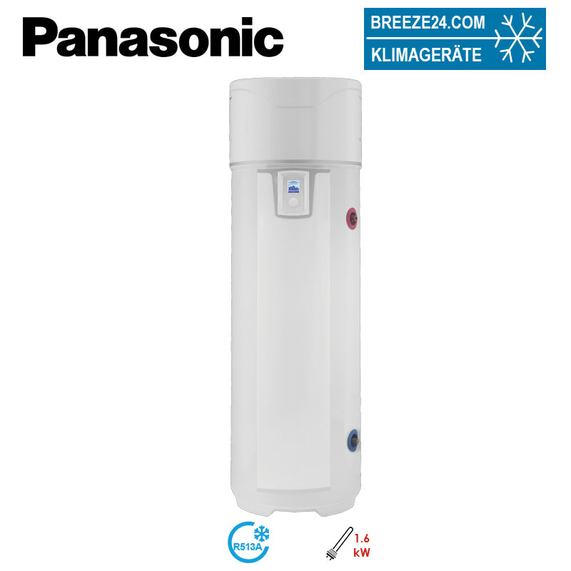 Panasonic PAW-DHW270C1F Brauchwasser-Wärmepumpe 270Liter Speicher | 2 Wärmetauscher | Heizstab 1.6kW