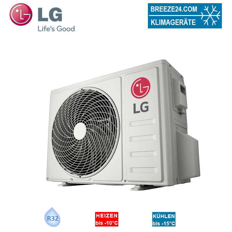 LG A09GA2.U18 Außengerät für 1 Innengerät mit 25 - 30 m² | 2.5 kW | 3.3 kW | R32
