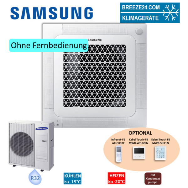 Samsung Set Deckenkassette Wind-Free 7,1 kW AC 071 RN4DKG 840 x 840 + Blende PC4NUFMAN + AC 071 RXAD