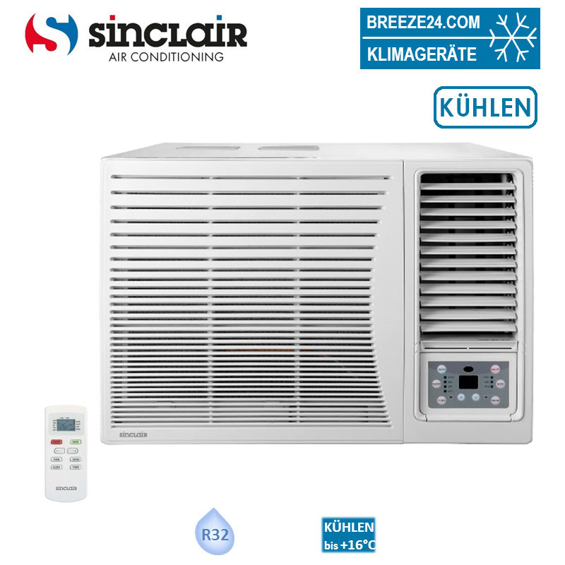 Sinclair Kompakt-Klimagerät 3,7 kW - ASW-12BI R32 für 1 Raum mit 35 - 40 m²