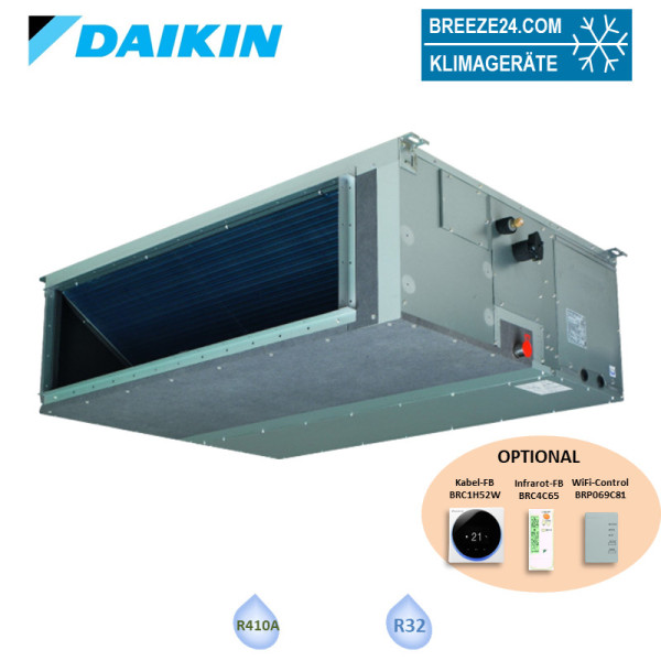 Daikin Kanalgerät 19,0 kW - FDA200A mit hoher statischer Pressung R32 oder R410A