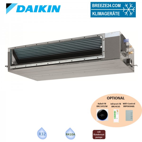 Daikin Kanalgerät 12,1 kW FDA125A mit hoher statischer Pressung R32 oder R410A