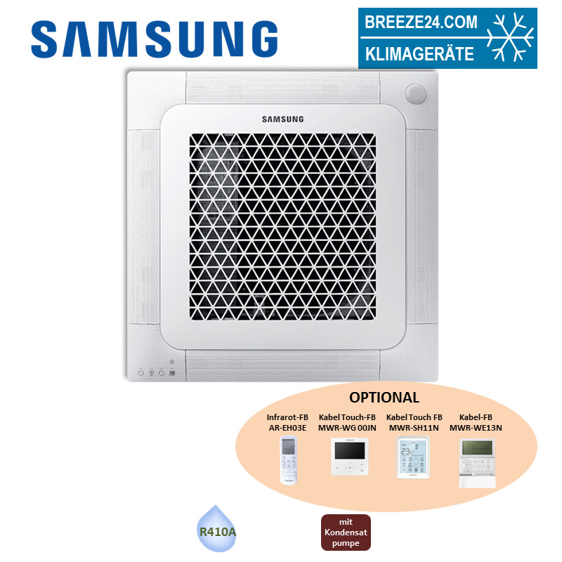 Samsung Wind-Free Deckenkassette AM 128 NN4DEH + Paneel PC4NUFMAN (nur DVM S) 12,8 kW