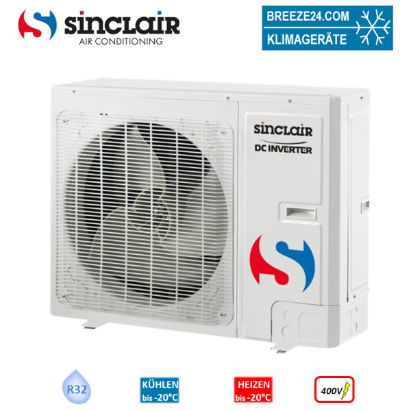 Sinclair ASGE-48BI2-3 Außengerät 13,4 kW für 1 Innengerät | 135 - 140 m² - R32 400V