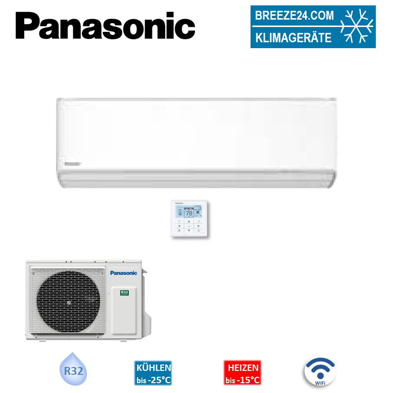 Panasonic Set CS-Z50YKEA + CU-Z50YKEA WiFi Proffesional Wandgerät für EDV-Räume | 50 - 55 m² 5,0 kW