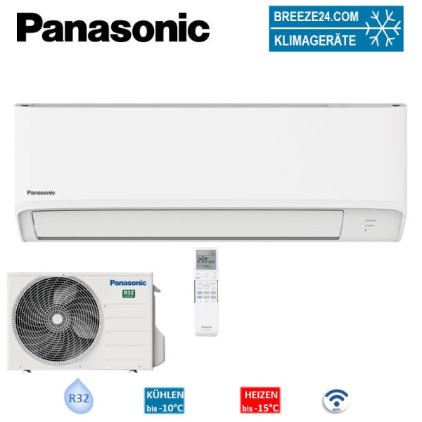 Panasonic Set Wandgerät 5,0 kW - CS-TZ50WKEW + CU-TZ50WKE R32 Klimaanlage (Auslaufmodell)