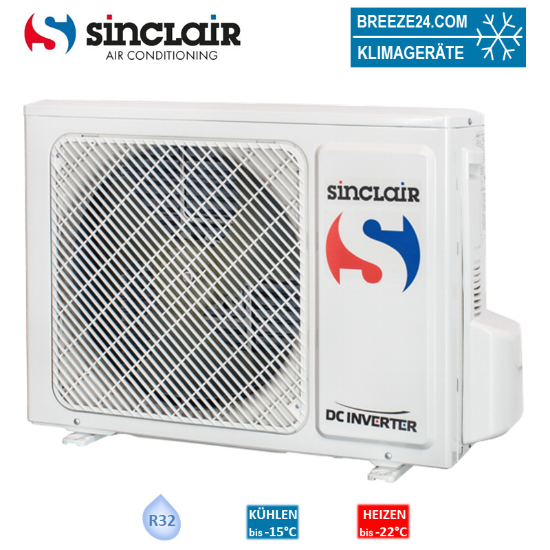 Sinclair Multi Außengerät 4,1 kW - MV-E14BI für 1 - 2 Innengeräte R32