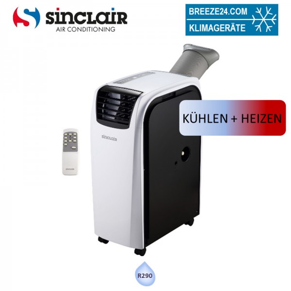 Sinclair AMC-11P Mobile Klimaanlage Kühlen/Heizen 3,0 kW