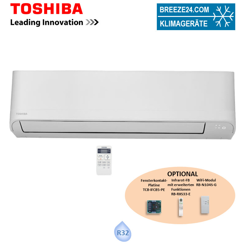 Toshiba Wandgerät Seiya 3,3 kW - RAS-B13J2KVG-E R32 (Auslaufmodell)