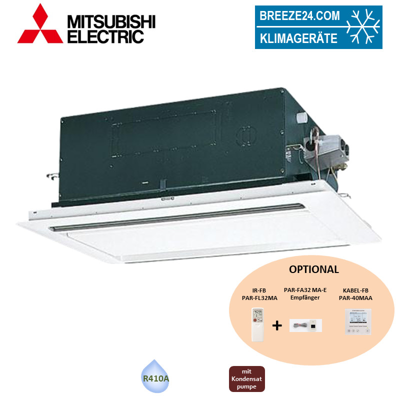 Mitsubishi Electric 2-Wege-Deckenkassette 11,2 kW - PLFY-P100 VLMD-E + Blende CMP-100VLW-C - R410A