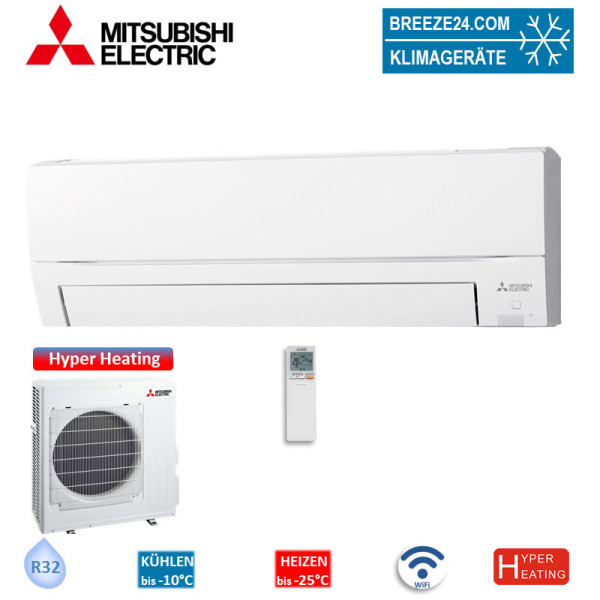 Mitsubishi Electric Set Wandgerät WiFi MSZ-FT25VGK + MUZ-FT25VGHZ Hyper Heating 2,5 kW | 25 - 30 m²