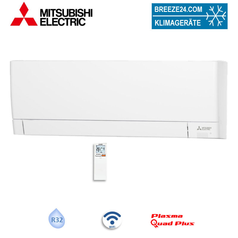 Mitsubishi Electric MSZ-AY25VGKP Wandgerät Plasma Quad Plus | WiFi 2,5 kW | Raumgröße 25 - 30 m²