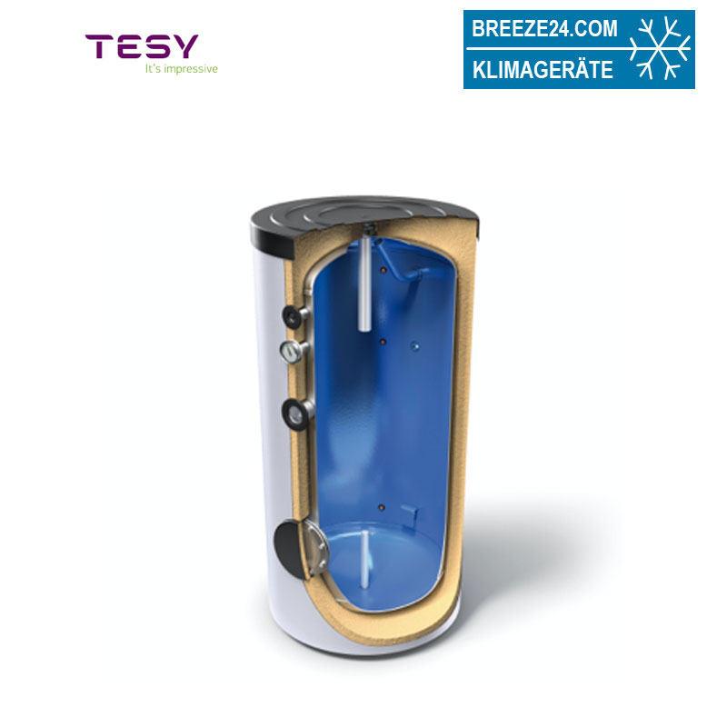 TESY EV 1000 101 B DN18 Pufferspeicher emailliert für Solar-/Boileranlagen 1000 L ohne Wärmetauscher