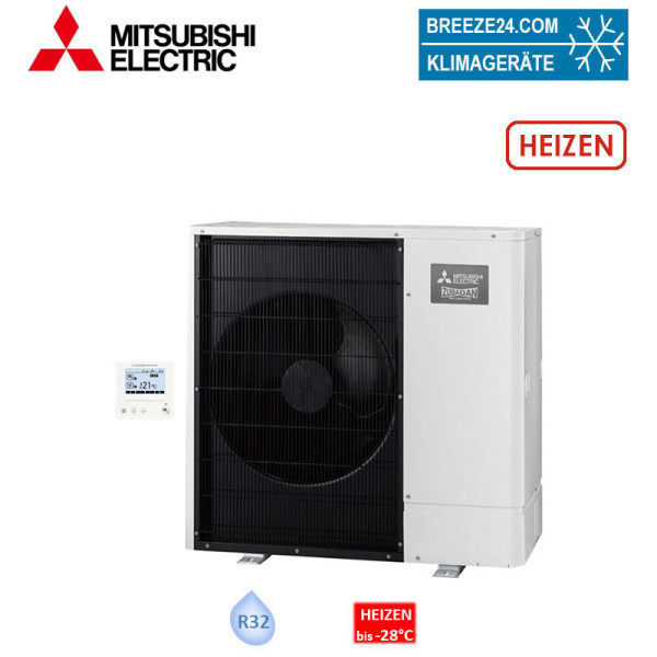Mitsubishi Electric PUD-SHWM100VAA Zubadan 10,0 kW Wärmepumpe Luft / Wasser Außengerät R32