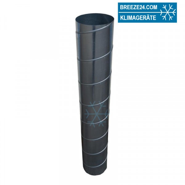 Wickelfalzrohr rund verzinkt Länge 2 m (d1 80 - 710 mm)
