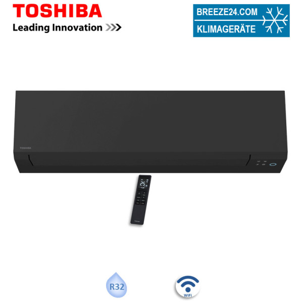 Toshiba RAS-B13G3KVSGB-E Wandgerät Shorai Edge Black 3,5 kW | Raumgröße 35 - 40 m² | WiFi | R32