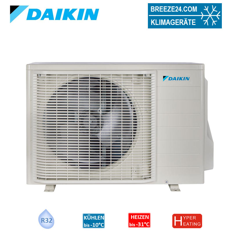 Daikin RXTP25A Cold Region | 2.5 kW | 3.2 kW für 1 Innengerät | 25 - 30 m² | Hyper Heating