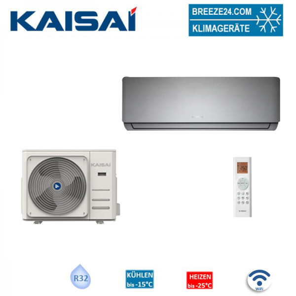 Kaisai Set Wandgerät Geo KGE-18GRGI und Außengerät KGE-18GRGO WiFi 5,3 kW Klimaanlage