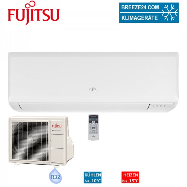 Fujitsu Set Wandgerät Basic eco 7,1 kW - ASYG24KLCA + AOYG24KLCA R32 Klimaanlage