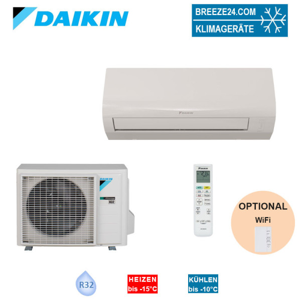 Daikin Set Sensira Wandgerät FTXP35E + RXF35E für 1 Raum mit 35 - 40 m² | 3.5 kW | R32