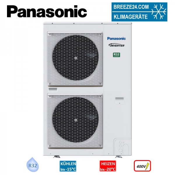Panasonic Außengerät U-140PZH3E8 14,0 kW für 1 Innengerät | 140 - 145 m² - R32 400V