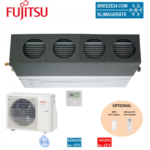 Fujitsu Set Kanalgerät eco Silent 6,8 kW - ARXG 24KMLA + AOYG 24KBTB R32 Klimaanlage