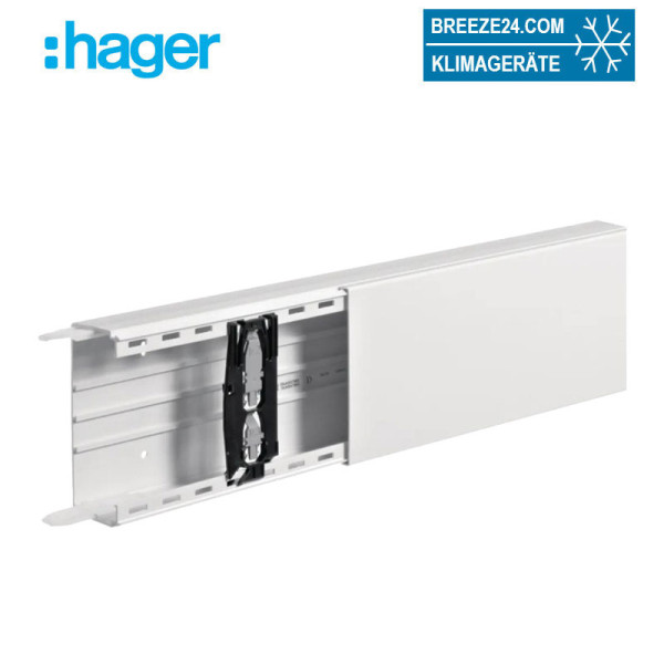 Hager LF-Kanal aus PVC LF | 60 x 90 x 2.000 | 60 x 150 x 2.000 mm | verkehrsweiß