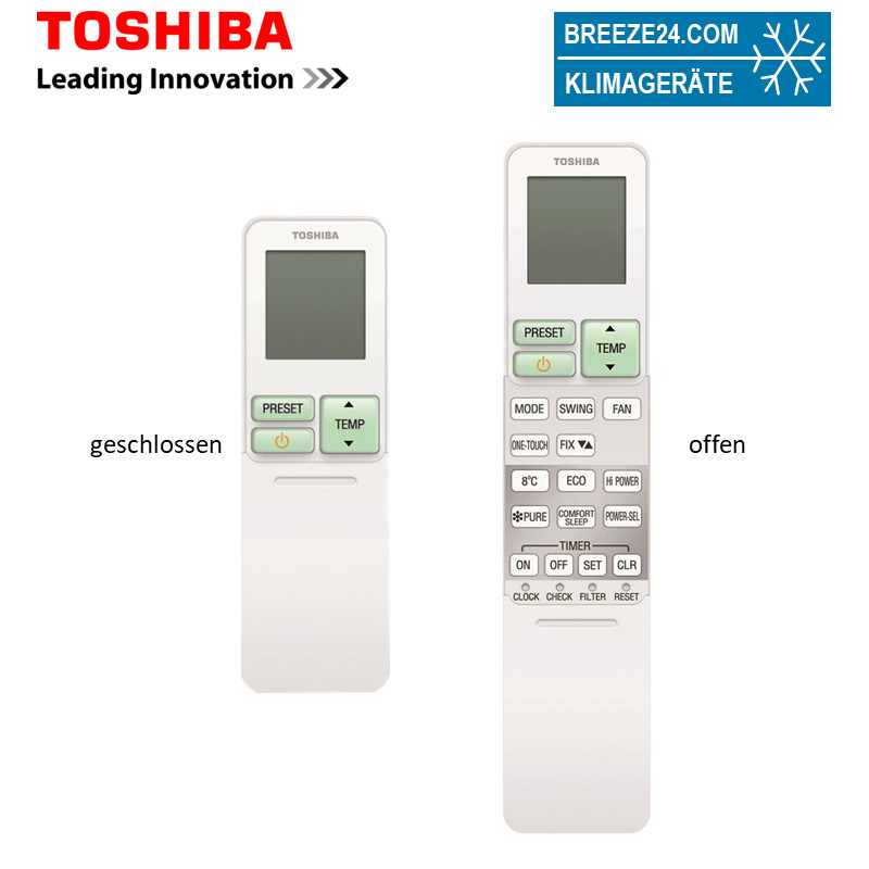 Toshiba RB-RXS33-E IR-Fernbedienung mit erweiterten Funktionen
