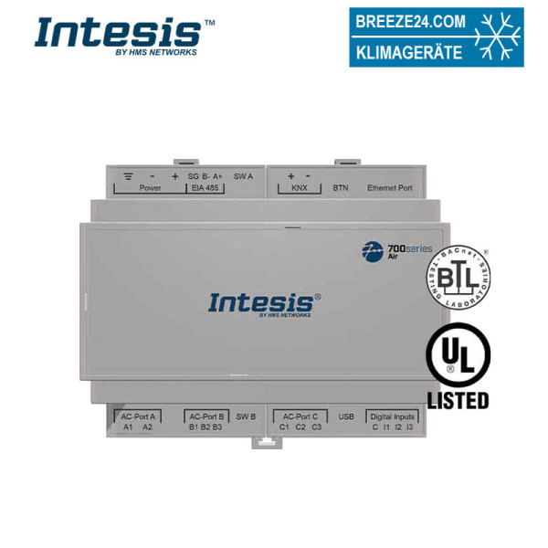 INTESIS IN776MHI00MO000 KNX-Klima-Gateway | Mitsubishi VRF, 64 IU/12 OU | IN776MHI00MO000