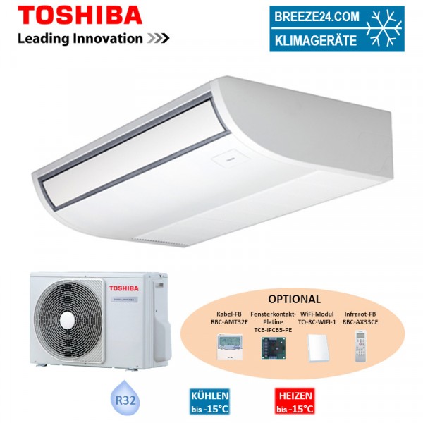 Toshiba Set Deckenunterbaugerät 6,7 kW - RAV-RM801CTP-E + RAV-GM801ATP-E R32 Klimaanlage -