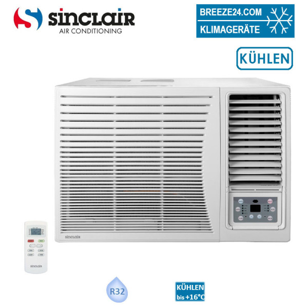 Sinclair Kompakt-Klimagerät 2,7 kW - ASW-09BI R32 für 1 Raum 30 - 35 m²