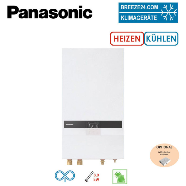 Panasonic Aquarea LT Generation K WH-SDC0309K3E5 Hydromodul/Heizstab 3 kW | 2 Heizkreise | Bivalent
