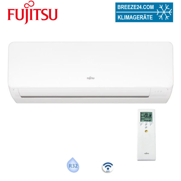 Fujitsu Wandgerät eco ASEH07KMCG 2.0 kW | 2.5 kW | WiFi | Raumgröße 20 - 25 m² | R32 | Mono-Split