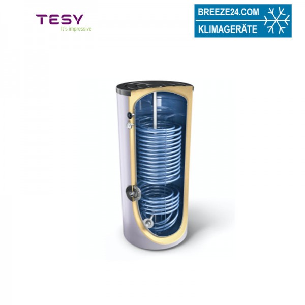 TESY EV 2x9 2x17 S2 1000 101 HP DN18 Wassertank 1000 L mit 2 doppelten Niedertemperatur-Wärmetausche