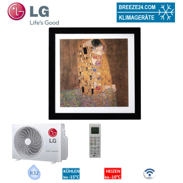 LG Set Wandgerät Artcool Gallery 2,5 kW - A09FT.NSF + A09FT.UL2 | WiFi | Raumgröße 25 - 30 m² | R32