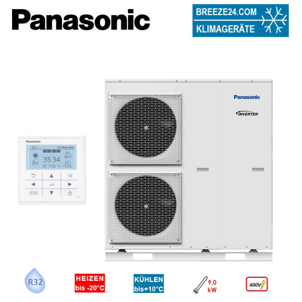 Panasonic Aquarea T-CAP Generation J Monoblock Wärmepumpe WH-MXC16J9E8 | 16.0 kW | R32 | 400 Volt