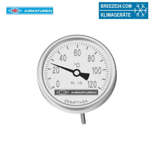 ARI Thermometer für ARI-ZESA Gr.1 DN 20-40 mm, Thermoanzeige 0°C - 120°C