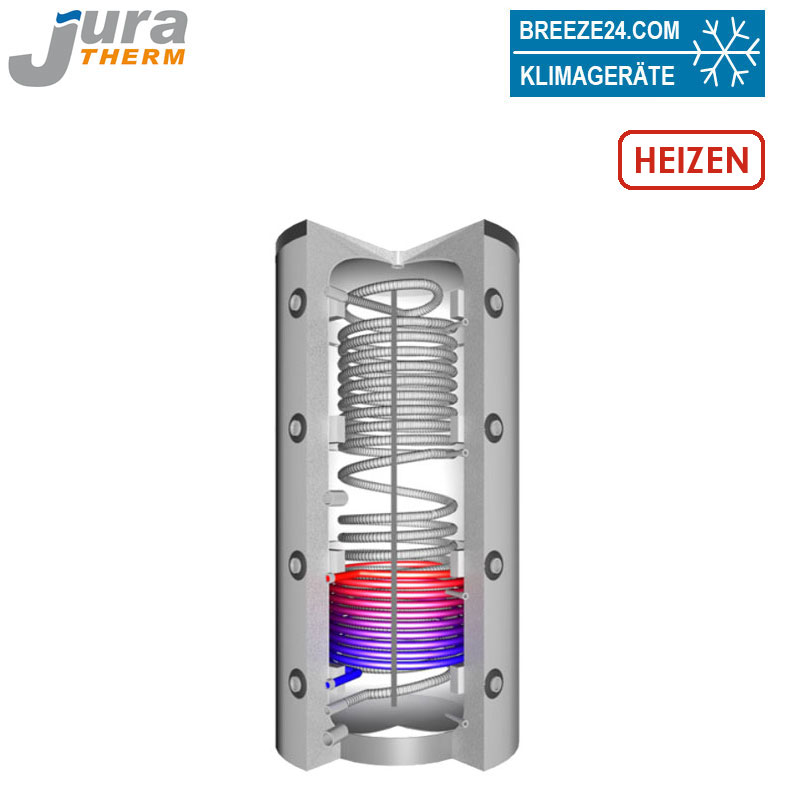 Juratherm EHSWP 950 - 900L Hygiene-Schichtenkombispeicher 1 Wärmetauscher für Trink+Heizungswasser