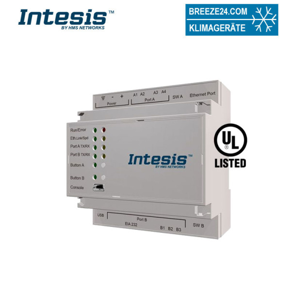 INTESIS INKNXSAM004O000 KNX-Klima-Gateway | Samsung NASA VRF, 4 Geräte | SM-ACN-KNX-4