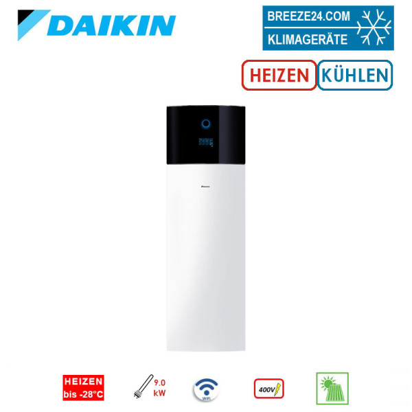 Daikin Altherma 4 EPSXB10P30A Hydromodul/Speicher Heizstab 9.0 kW | 300 L | Heizen | Kühlen | 400 V