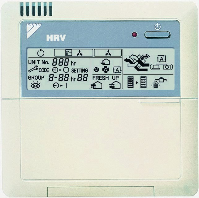 Daikin BRC301B61 Kabelfernbedienung für HRV/VAM Geräte