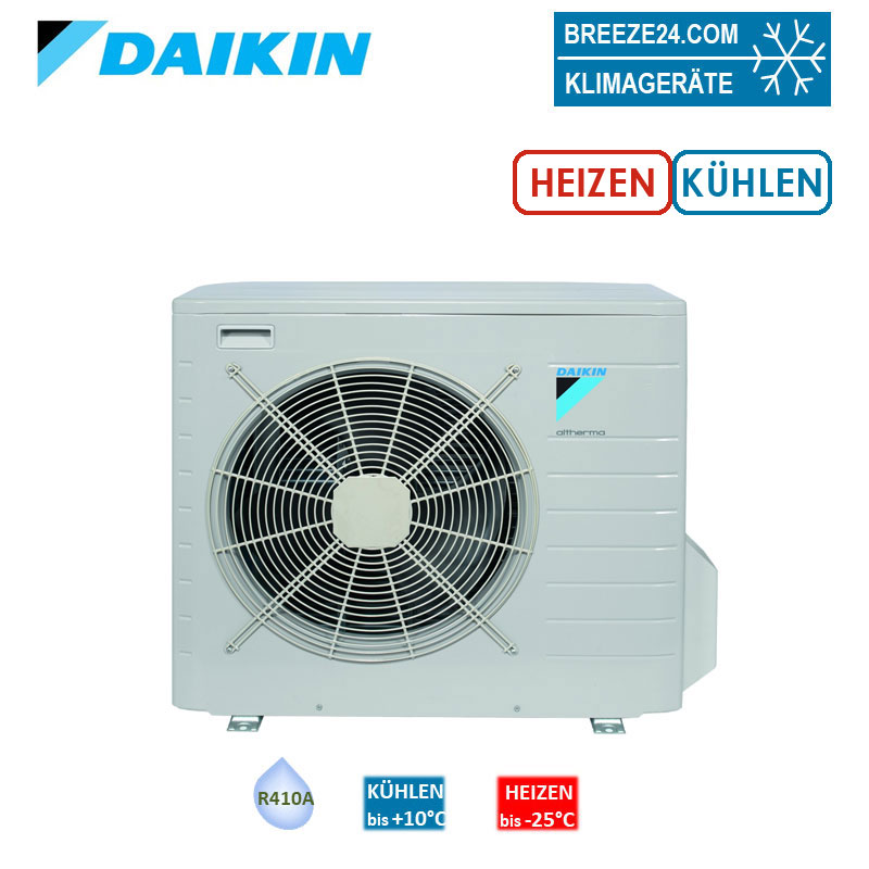 Daikin Altherma R Hybrid Wärmepumpe EVLQ08CV3 zum Heizen und Kühlen 8 kW