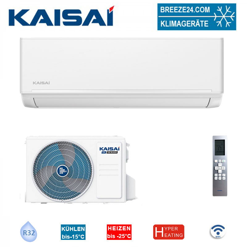 Kaisai Set KLW-24HRH Wandgerät ICE 7.0 kW KLW-24HRHI + KLW-24HRHO | WiFi | Kühlen | Heizen | R32