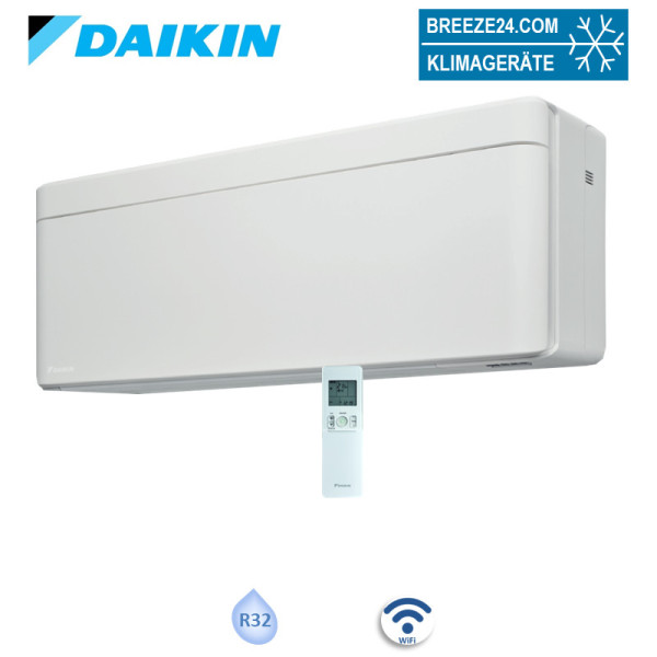 Daikin Wandgerät FTXTA30CW Stylish WiFi weiss Cold Region 3,0 kW für 1 Raum | 30 - 35 m² Monosplit