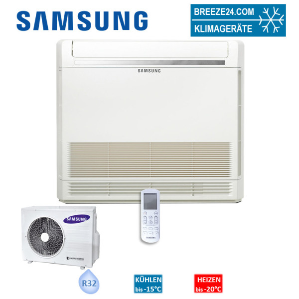 Samsung Set Truhengerät 2,6 kW - AC 026 RNJDKG + AC 026 RXADKG BAC/NASA R32 Klimaanlage