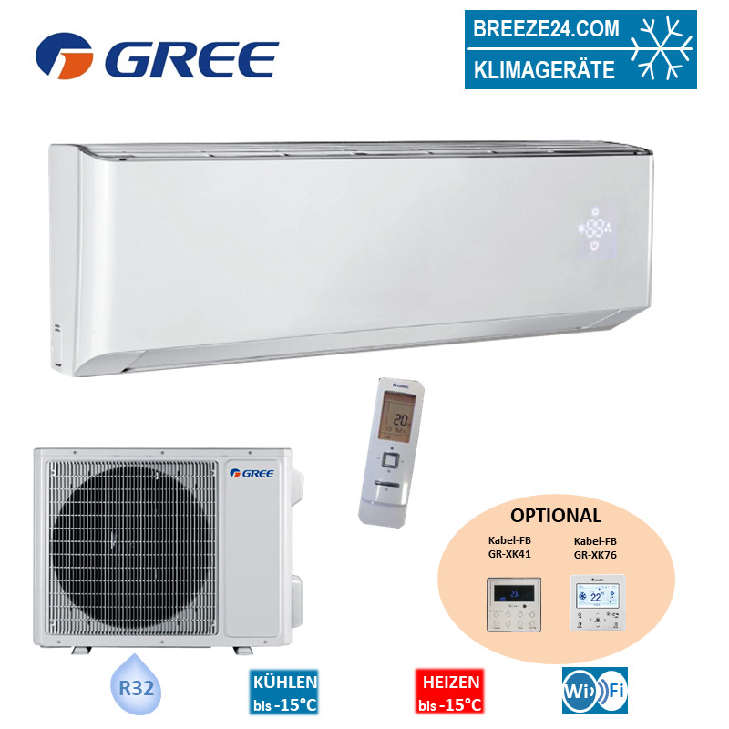 GREE Set Wandgerät 5,3 kW - GWH-18-YD6-I + GWH-18-YD6-0 - R32 Klimaanlage