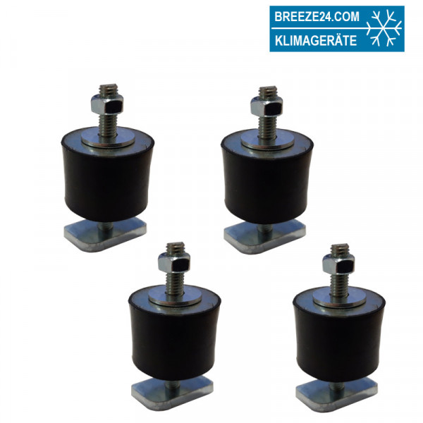 Set 4 x Schwingungsdämpfer M8